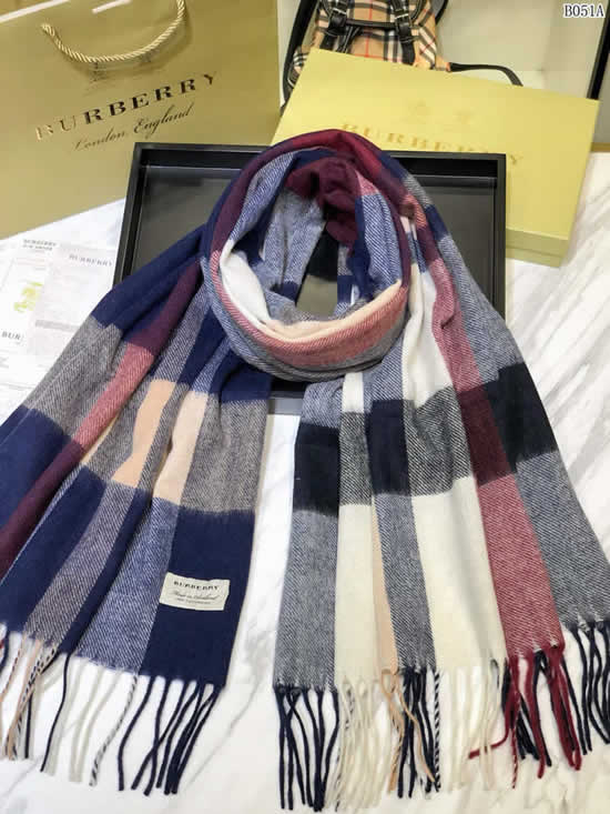 Women Scarves Autumn Winter New Female Wool Scarf Fake Burberry Scarves 23